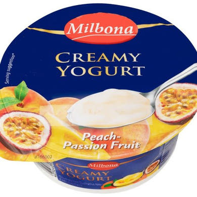 Milbona krémjoghurt mandulás kávéízű, 150 g
