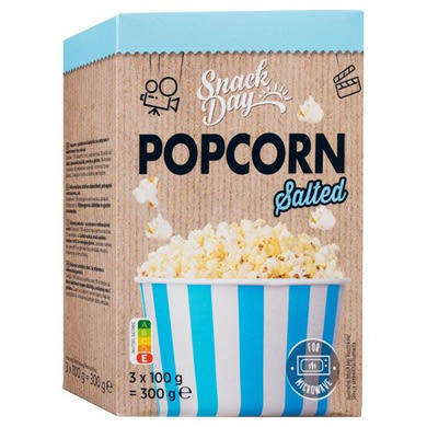 Snack Day Popcorn vajas 3x100 g, 300 g