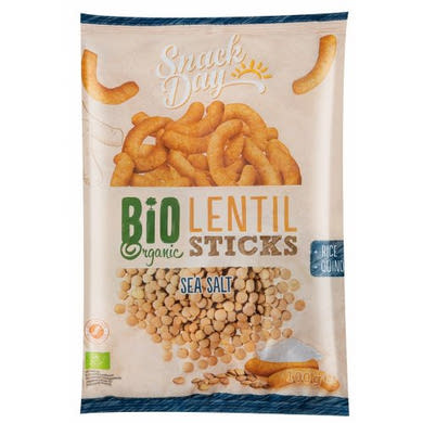 Snack Day Bio lencse sticks sós