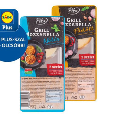 Pilos Grill mozarella füstölt, 150 g