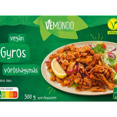 Vemondo Vegán gyros vöröshagymás, 300 g