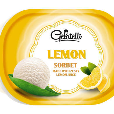 Gelatelli sorbet citrom, jégkrém, 1 L