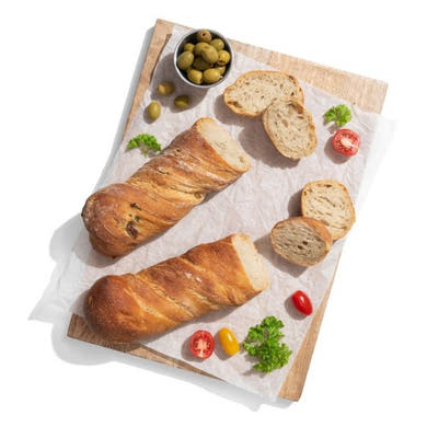 Mediterrán ciabatta fehér, 300 g