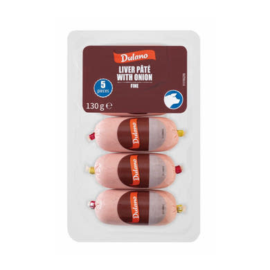 Dulano Mini sertés májas pirított vöröshagymával 5 db, 130 g
