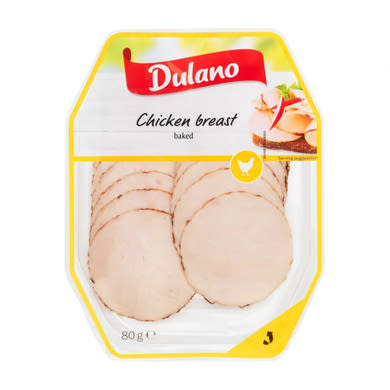 Dulano sült csirkemell sonka főtt-sült, 80 g