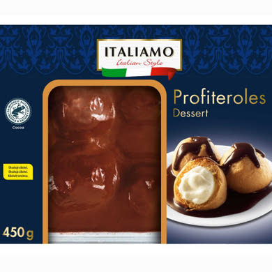 Italiamo / italiamo italian style Olasz desszertspecialitás profiterol, 450 g