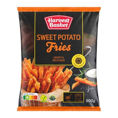 Harvest Basket Fűszerezett édesburgonya, gyorsfagyasztott, 500 g