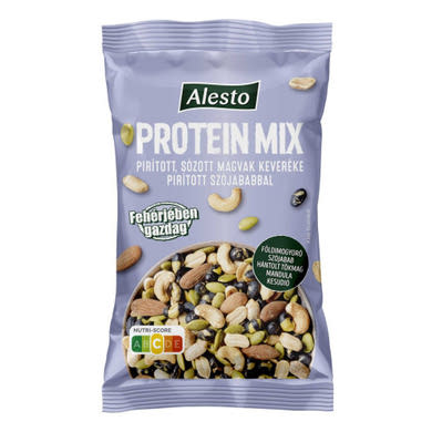 Alesto Protein mix pirított, sózott magvak keveréke, pirított szójababbal, 100 g