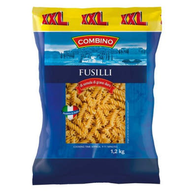 Combino Fusilli XXL száraztészta, 1,2 kg