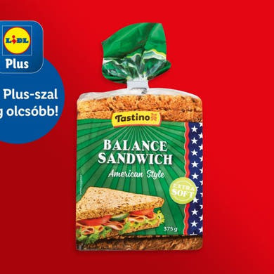 Tastino Többmagvas toast szeletek, 375 g