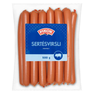 PIKOK füstölt sertésvirsli, 500 g