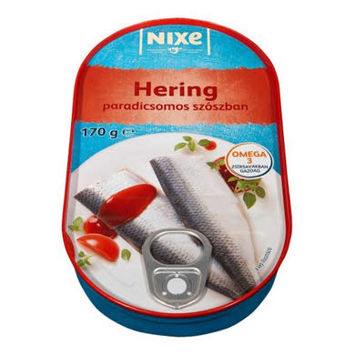 NIXE, Sprotni fej nélkül, paradicsomos szószban, 170 g / 85 g
