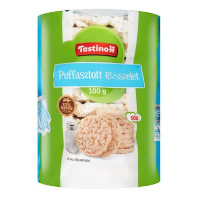 Tastino Puffasztott rizsszelet sós, 100 g