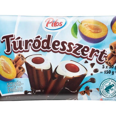 Pilos Túródesszert 5x30 g fahéjas-szilvás, 150 g