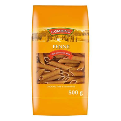 COMBINO Penne teljes kiőrlésű, 500 g