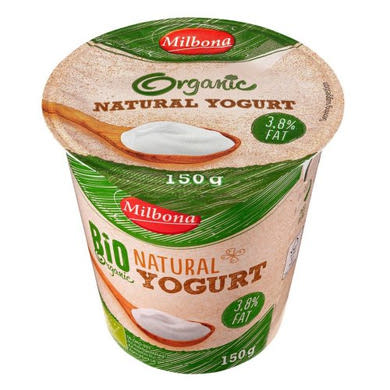 Milbona Bio natúr joghurt, 150 g