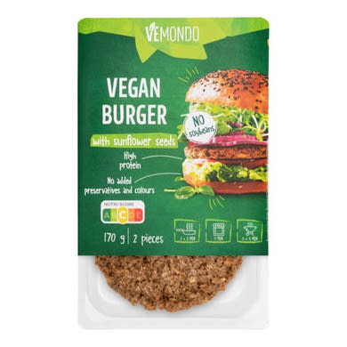 Vemondo Vegán burgerpogácsa, 170 g