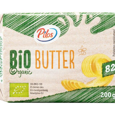 Pilos BIO Vaj 82% zsírtartalommal, 200 g
