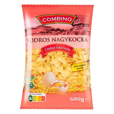 COMBINO Fodros nagykocka 2 tojásos száraztészta, 500 g