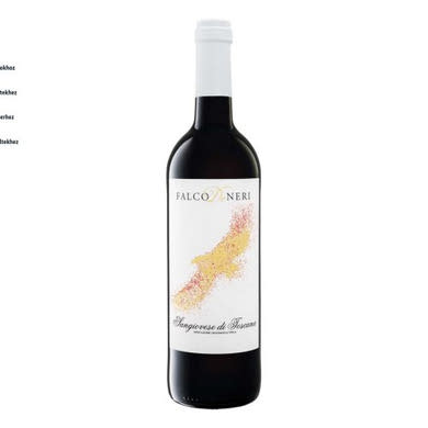 FALCO de’Neri, Sangiovese di Toscana, száraz vörösbor, 12,5%, 0,75 L