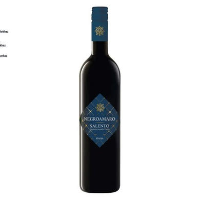 Negroamaro Salento, száraz vörösbor, 0,75 L