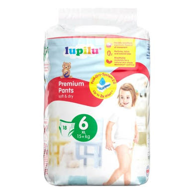 Lupilu Bugyipelenka XL 6-os méret 15+ kg, 18 db