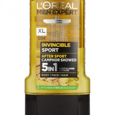 L’Oréal Paris Men Expert Hydra Invincible Sport 5 in 1 tusfürdő, 300 ml