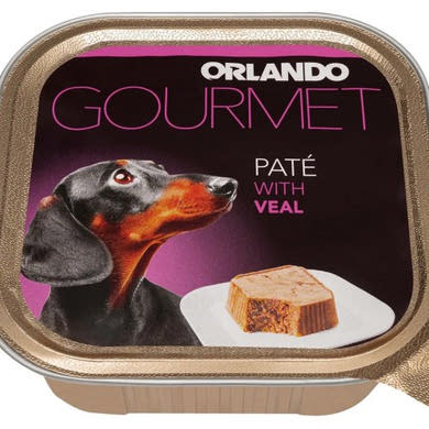 Orlando Pástétom kutyáknak csirkés, borsós es sárgarépás, 150 g