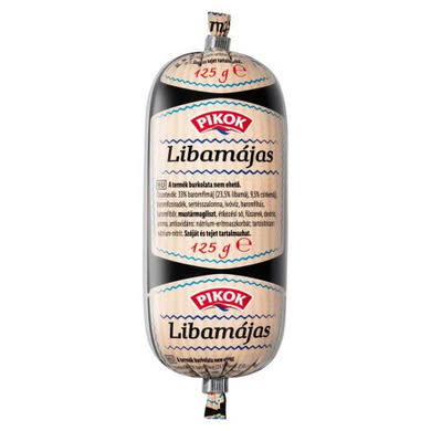 Pikok libamájas, 125 g