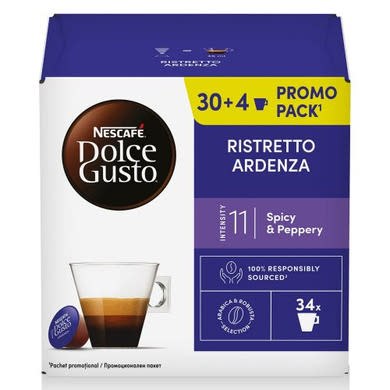 Nescafé Dolce Gusto, Ardenza, 30 + 4 db, 34 db