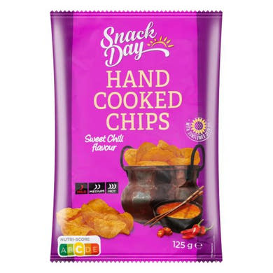Snack Day Édes chilipaprika-ízű burgonyachips, enyhén csípős