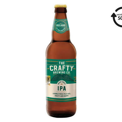 The crafty brewing company Ír Craft IPA üveges sör, 6%, + betétdíj, 0,5 L