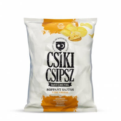 Csíki Csipsz sajtos ízesítésű burgonyacsipsz gluténmentes, 70 g