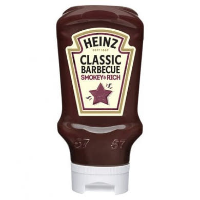 HEINZ Szósz, BBQ klasszik, Smokey & Rich, 400 ml/ 480 g
