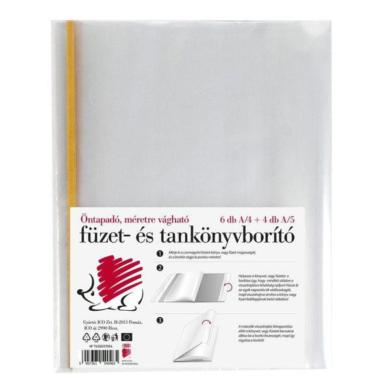 ICO Süni füzet- és tankönyvborító, A/4-es 10 db-os csomag