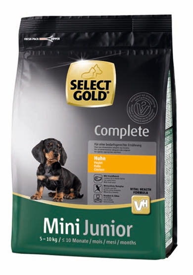 SELECT GOLD Complete kutya szárazeledel mini junior csirke