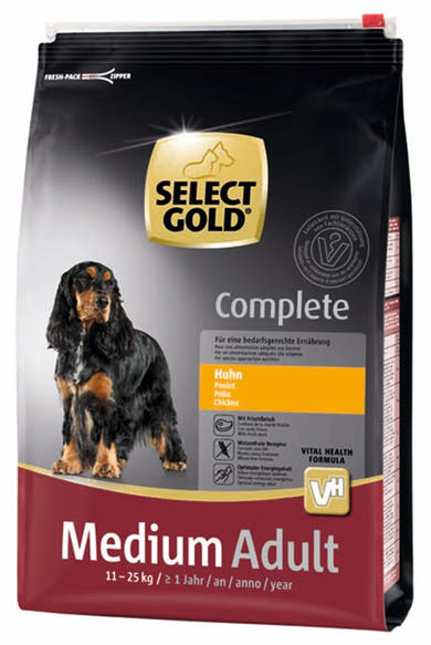 SELECT GOLD Complete kutya szárazeledel medium adult csirke
