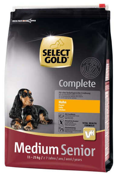 Select Gold Complete kutya szárazeledel medium senior csirke