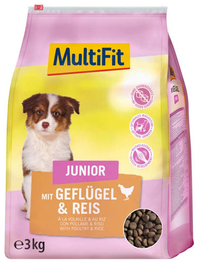 MultiFit kutya szárazeledel junior szárnyas