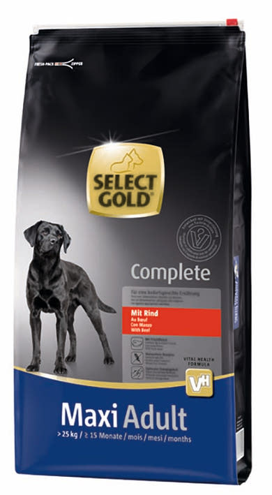 SELECT GOLD Complete kutya szárazeledel maxi adult marha