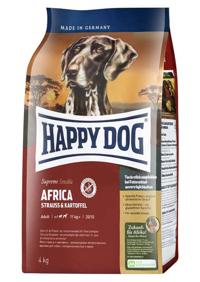 Happy Dog Supreme száraz kutyaeledel Sensitive Africa