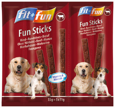 Fit+Fun Fun Sticks kutya jutalomfalat marha