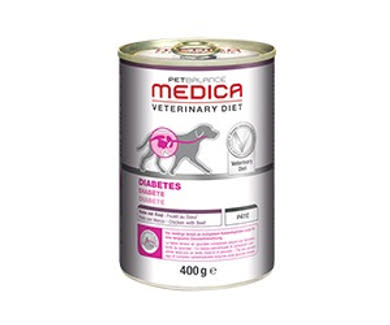 PetBalance Medica kutya konzerv diabétesz csirke& marha