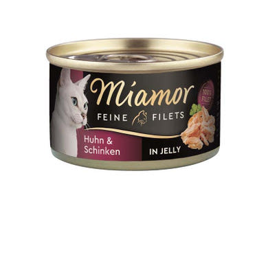 Miamor Feine Filets in Jelly macska konzerv csirke& sonka