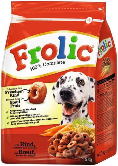 FROLIC kutya szárazeledel marha&répa