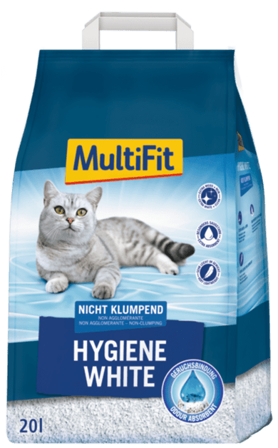 MultiFit Hygiene White nem csomósodó macskaalom