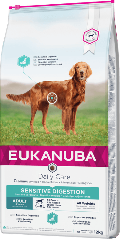 Eukanuba Daily Care száraz kutyaeledel emésztőrendszeri problémákra