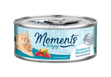 Moments macska konzerv tonhal&kék kagyló