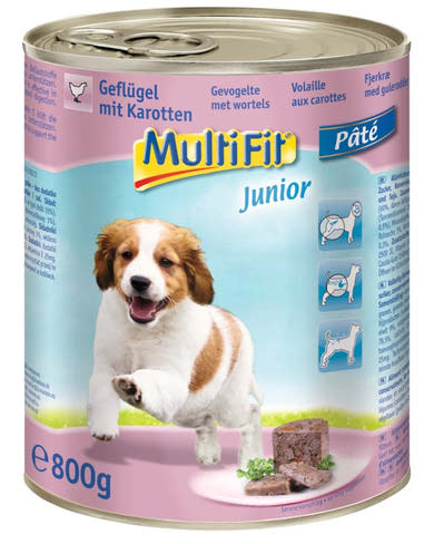 MultiFit kutya konzerv paté junior szárnyas