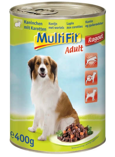 MultiFit kutya konzerv adult nyúl&sárgarépa